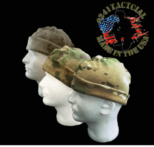 0241 Tactical Cold Weather Jersey Caps with Logo ATAC's & Multicam