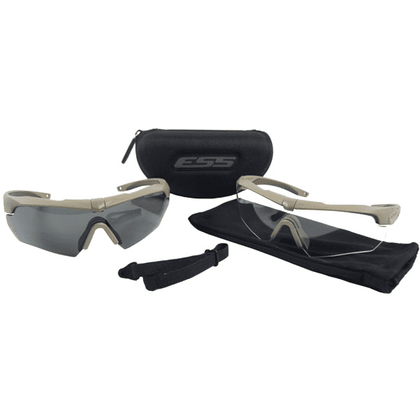 ESS Crossbow 2LS Glasses Terrain Tan Frame (x2 Frame Kit)