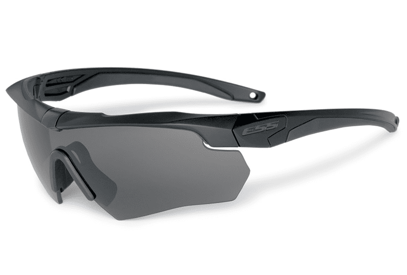ESS Crossbow One Glasses Black Frame (x1 Smoke lenses)