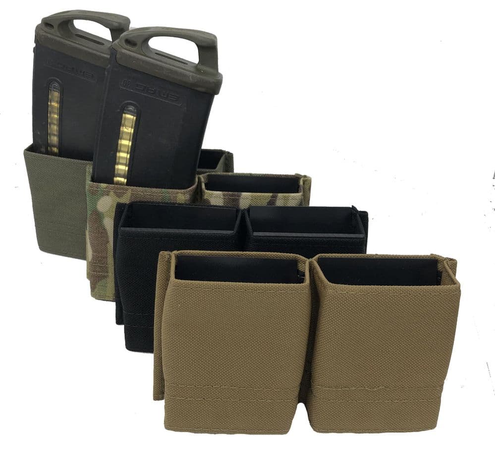 Esstac 5.56 Double KYWI Shorty Mag Pouch - NAKED