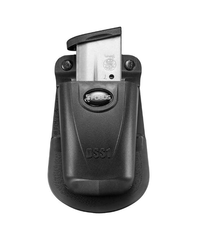 Fobus DSS1 Paddle Adjustable Single Magazine Pouch for 9mm Single Stack Magazines