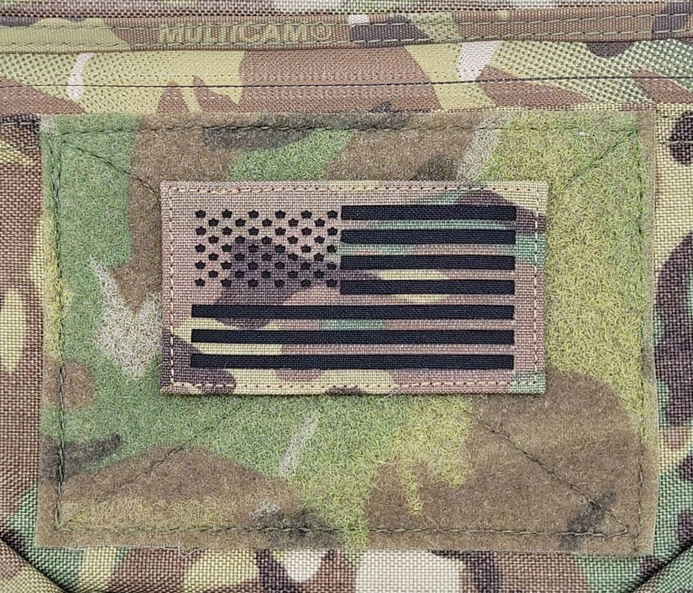 GP Gear Laser Cut US Flag Patch - Multicam