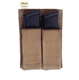 Grey Ghost Gear Double Pistol Mag Pouch