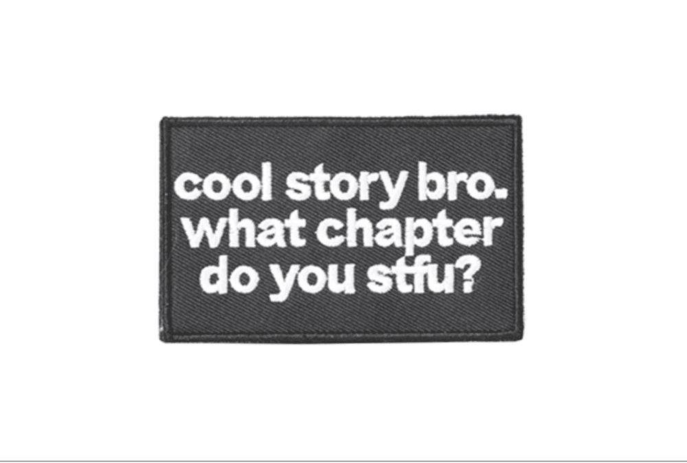 Griffon Industries Cool Story Bro Patch Embroidered