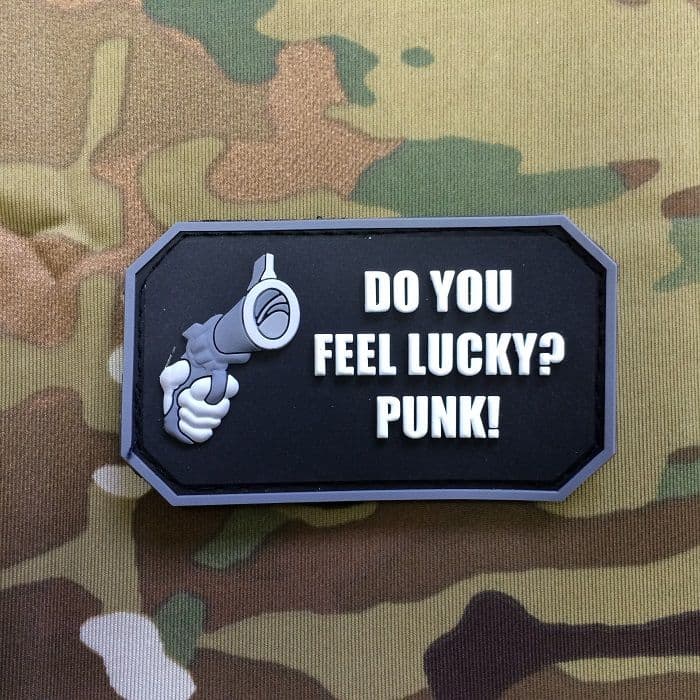Gun Point Gear - Do you feel lucky? Punk! PVC Patch