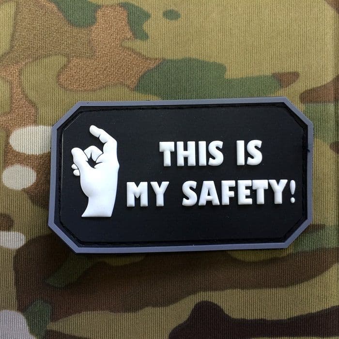 Gun Point Gear - This is my safety! PVC Patch