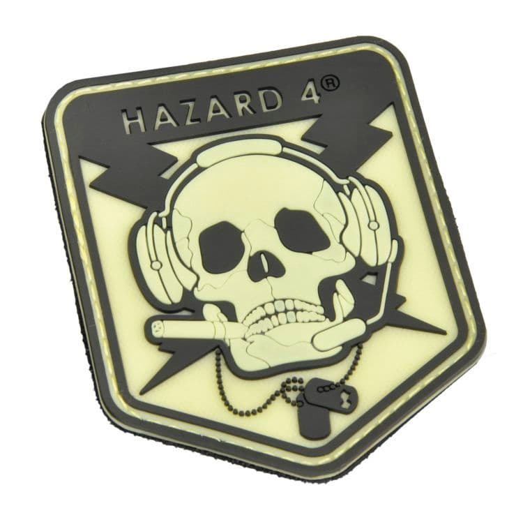 Hazard 4 Rubber 3-D Operator Skull Morale Patch