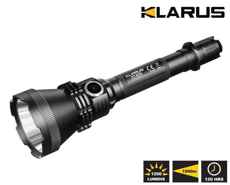 Klarus XT32 KIT Long Range Searchlight 1200 Lumens with K2 Charger