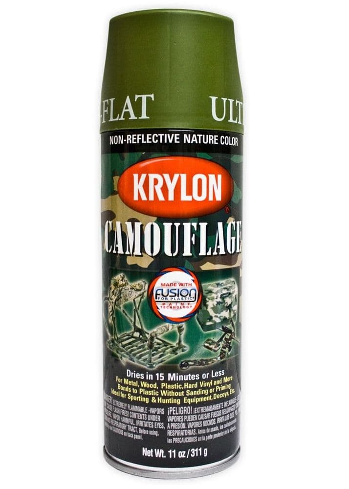 Krylon Woodland Green Spray Paint TacticalKit