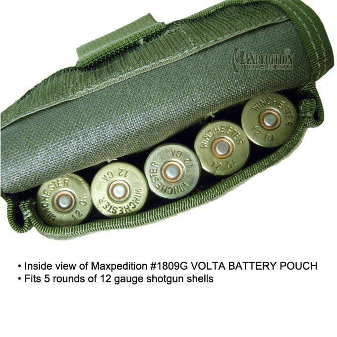Maxpedition VOLTA Shotgun/Battery Case (Black Only) MAXP-1809-B