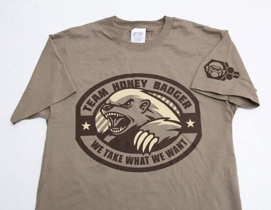 Mil-Spec Monkey Dusty Honey Badger T-shirt - Tan