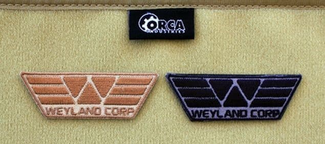 Orca Industries Weyland Industries Alien Prometheus Patch