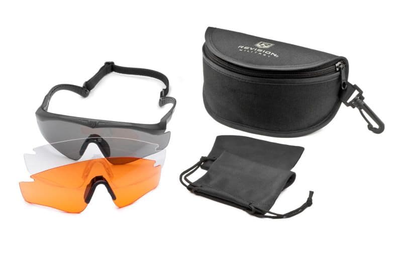 Revision Sawfly MAX Deluxe Kit Eyewear System (3 Lenses vermillion)