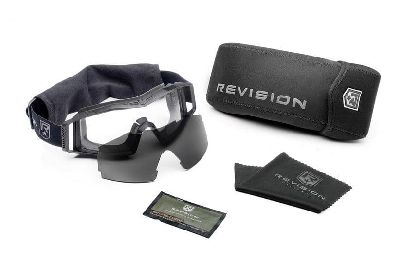 Revison Wolf Spider Goggles Essential Kit (Smoke/Clear Lenses)
