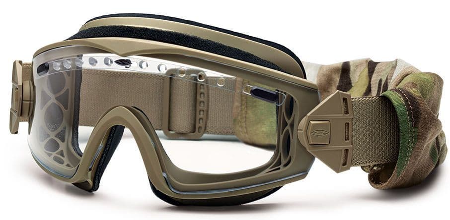 Smith Optics Elite LOPRO Regulator Goggles in Tan 2 Lens