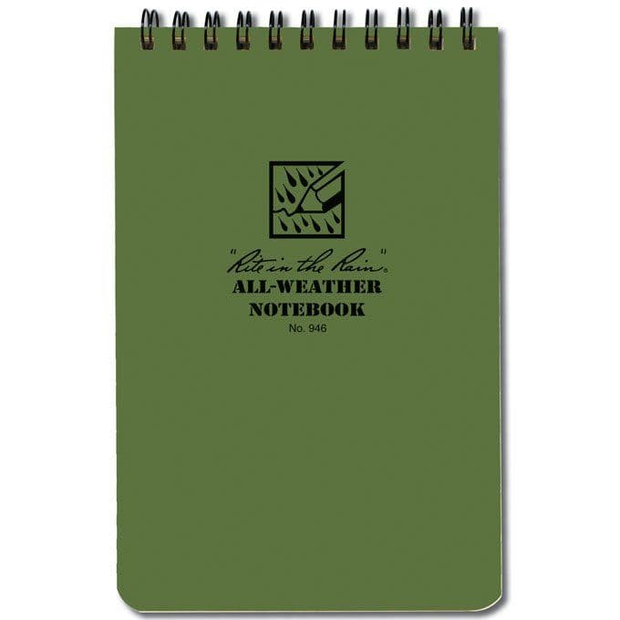 Tactical NotePad 4" X 6" Olive 946